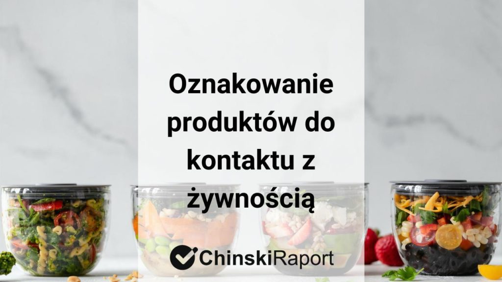 Oznakowanie do kontaktu z żywnością