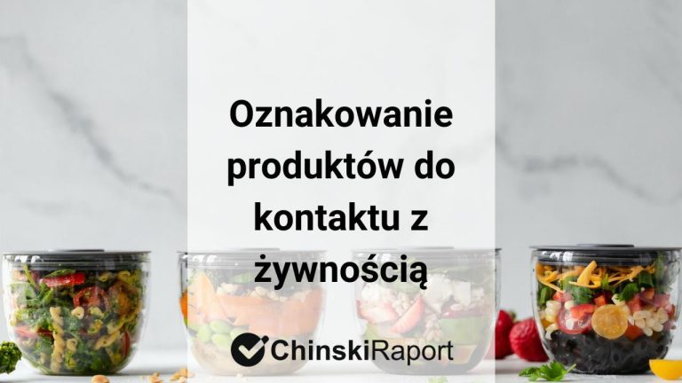 Oznakowanie do kontaktu z żywnością