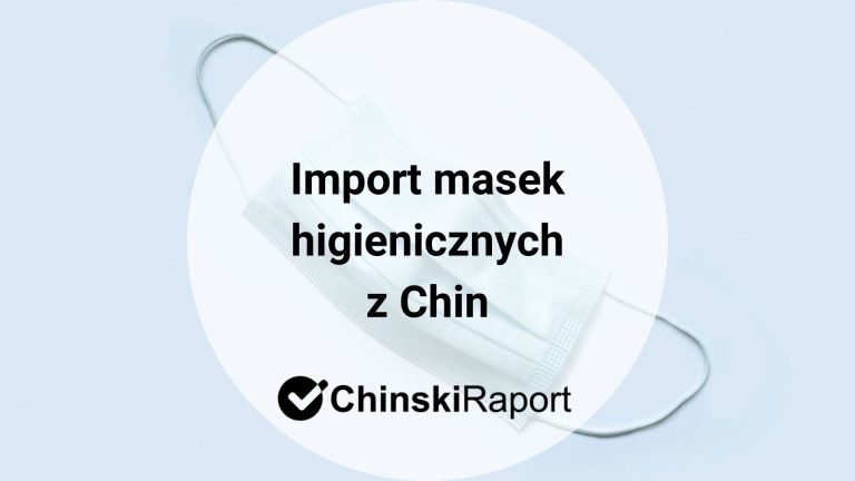 Maski ochronne z Chin
