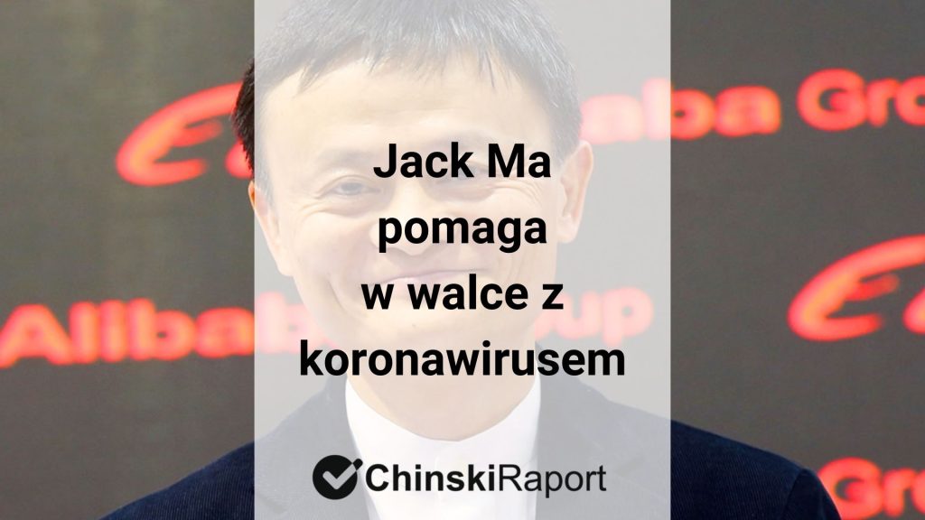 Jack ma pomaga w walce z koronawirusem