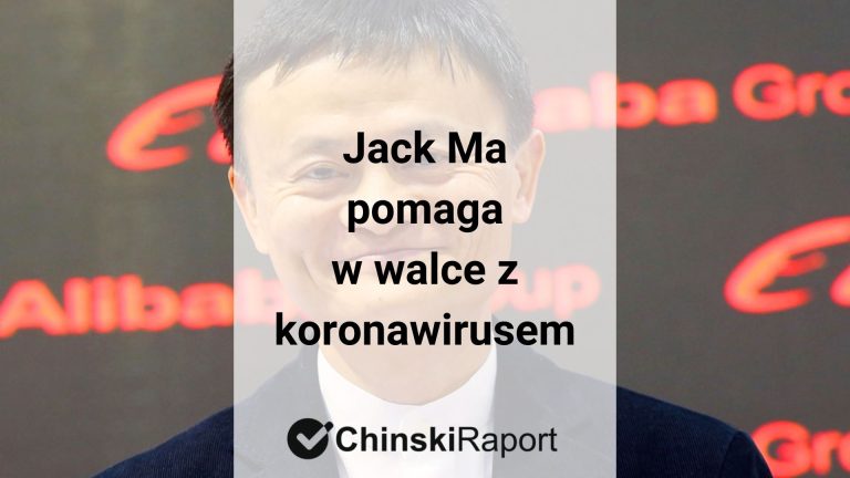 Jack ma pomaga w walce z koronawirusem