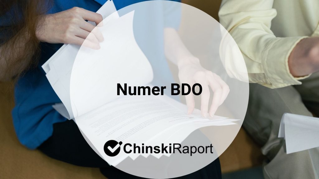 Numer BDO