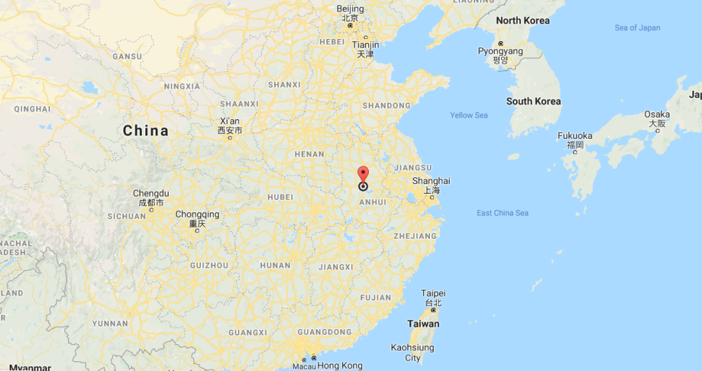 Mapa producentów paneli fotowoltaicznych w Chinach