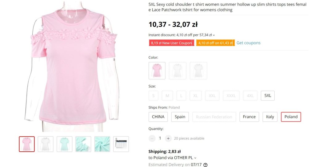 Aliexpress przesyłka za darmo