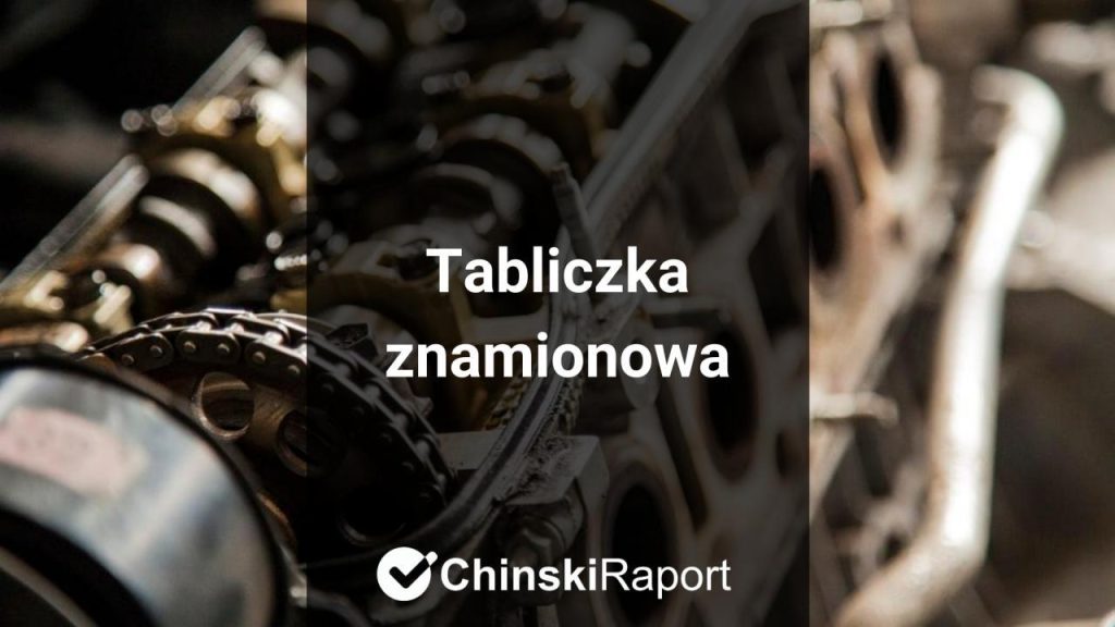 Tabliczka znamionowa