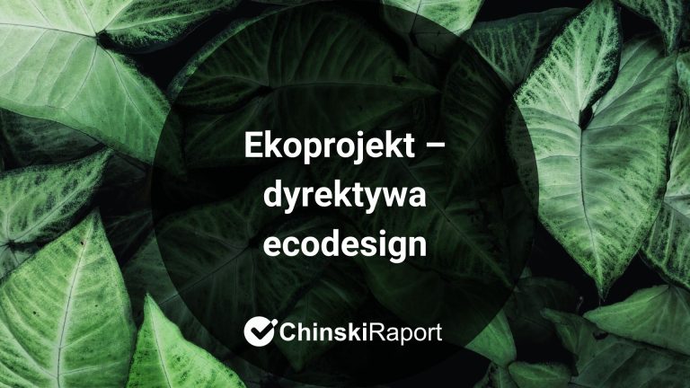 Ekoprojekt – dyrektywa ecodesign 2009/125/WE