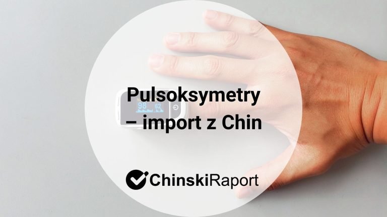 Pulsoksymetry – import z Chin