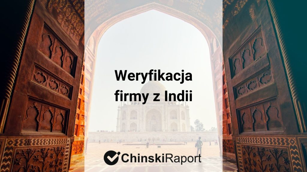 Weryfikacja firmy z Indii