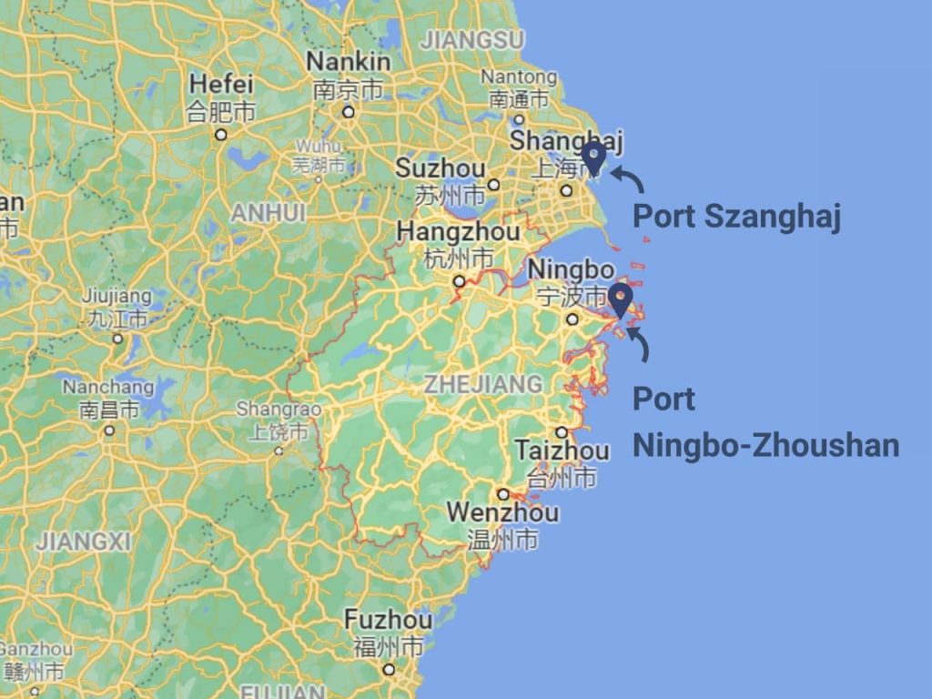 Porty w Zhejiang