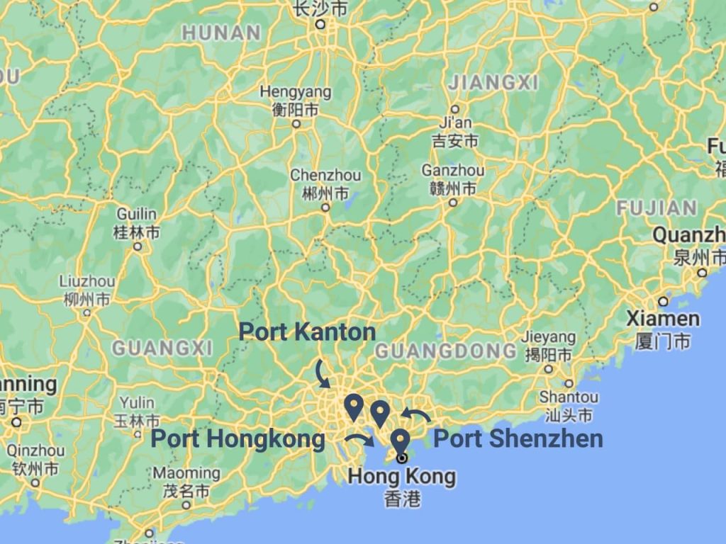 Porty w Guangdong