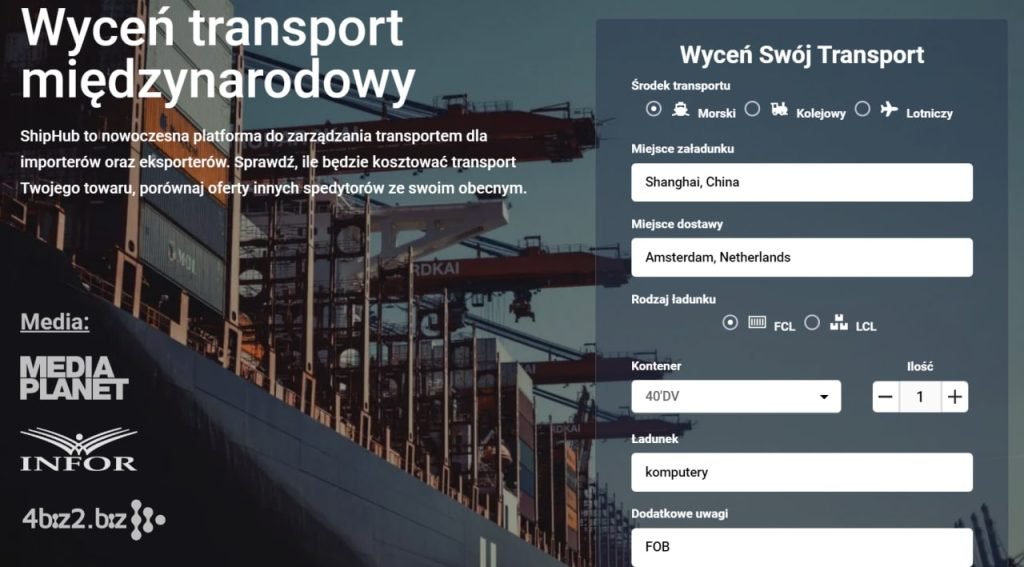 Współpraca ze spedytorem na ShipHub