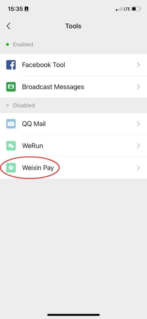 Dodaj kartę w WeChat 5