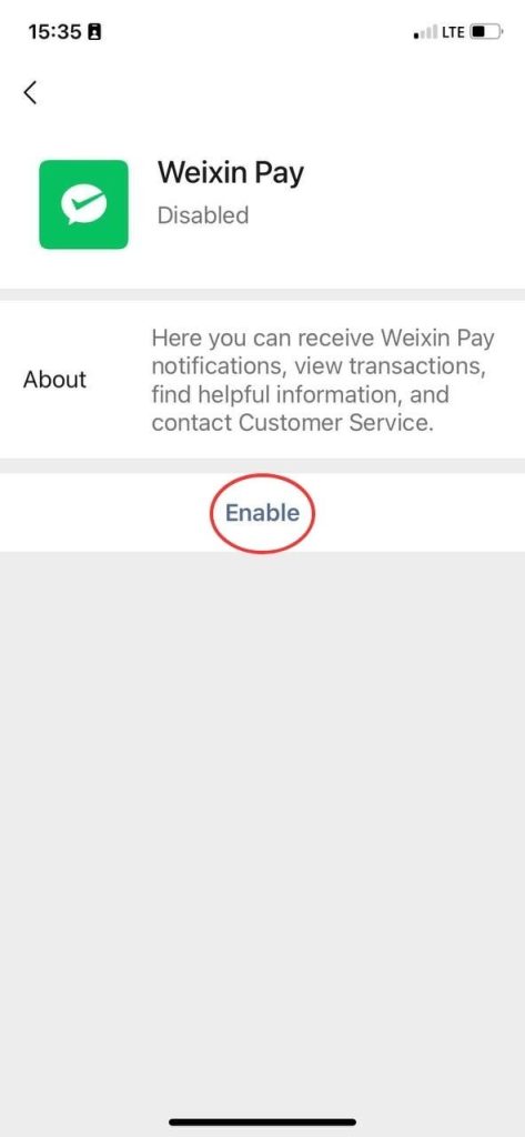 Dodaj kartę w WeChat 6