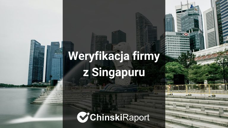 Weryfikacja firmy z Singapuru
