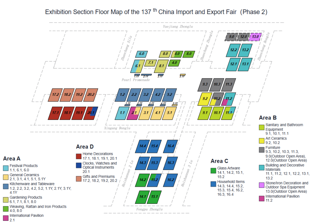 Mapa Canton Fair faza 2