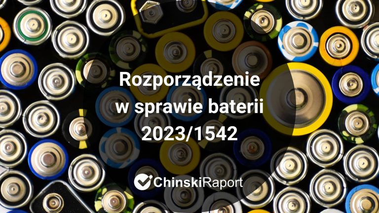 Rozporządzenie ws baterii 2023/1542