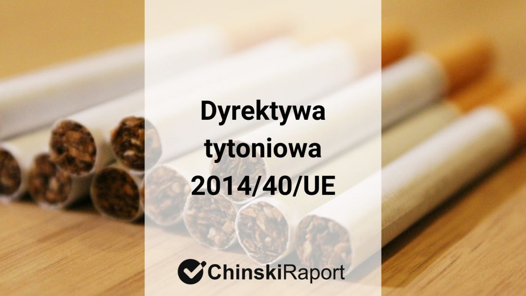 Dyrektywa tytoniowa 2014/40/UE