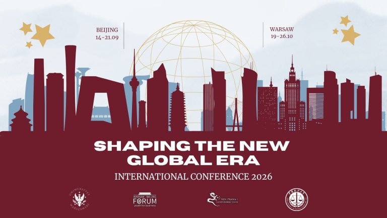 "SHAPING THE NEW GLOBAL ERA" - XI EDYCJA WARSAW-BEIJING FORUM